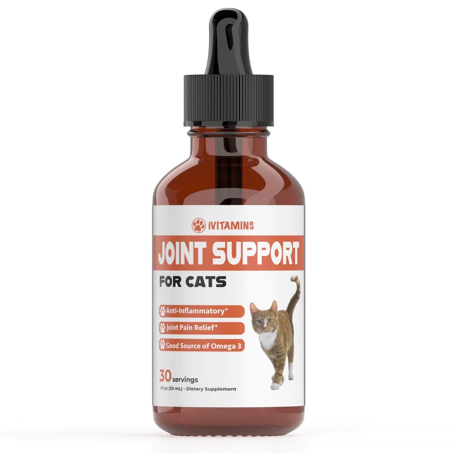 Cat Joint Supplement Liquid | Hip & Joint Pain Relief | 1 fl oz