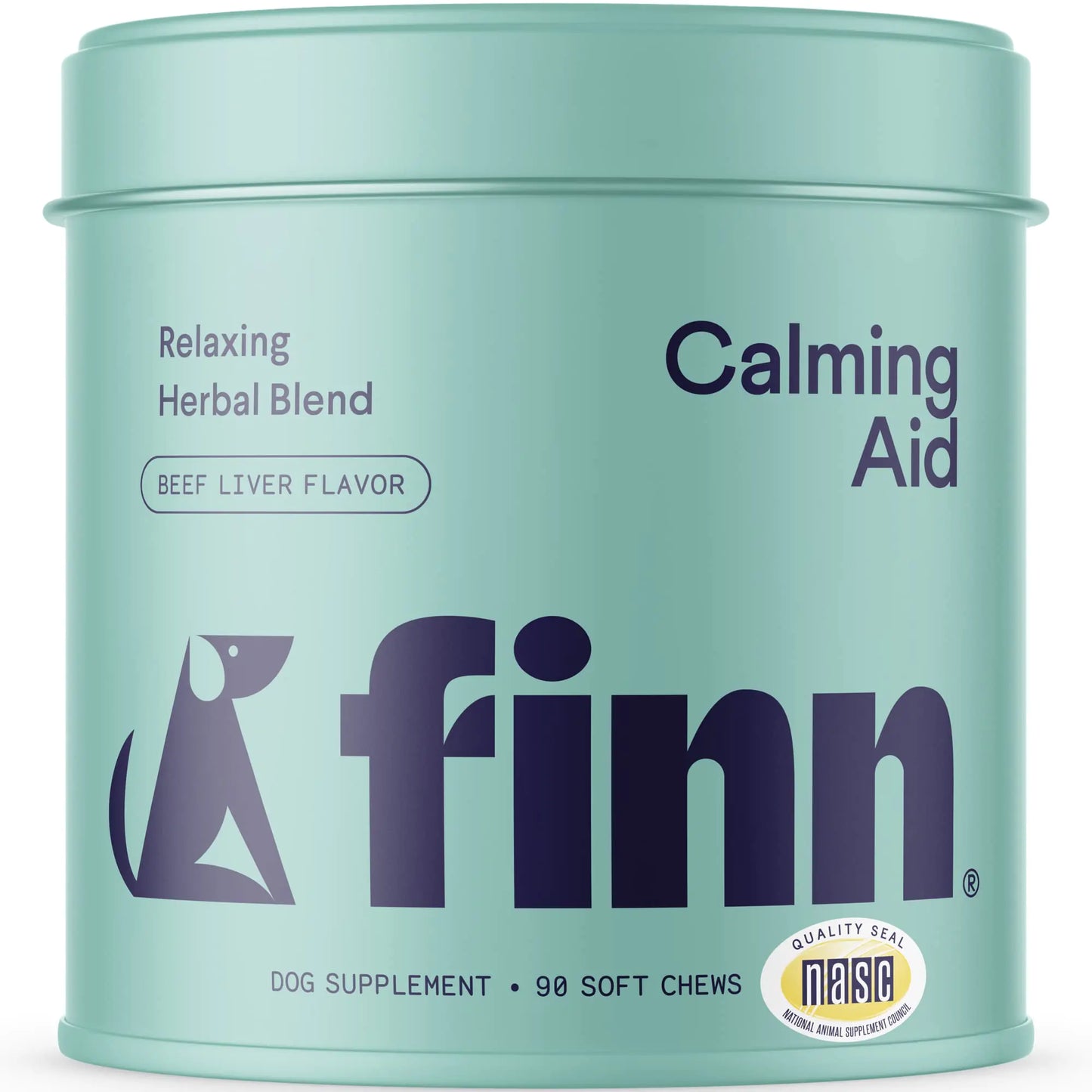 Finn Calming Aid for Dogs | Natural Stress & Sleep Support with Melatonin | 90 Chews