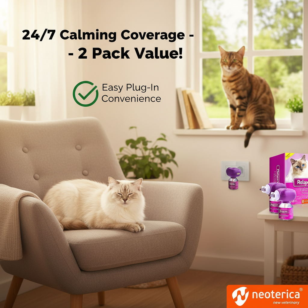 2 Pack Cat Calming Pheromone Diffuser