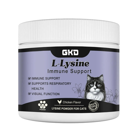 L-Lysine Powder for Cats | Immune & Eye Health | Reduces Sneezing & Discharge