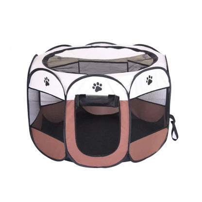 Portable Pet Playpen - Foldable Exercise Pen for Dogs, Cats & Small Pets