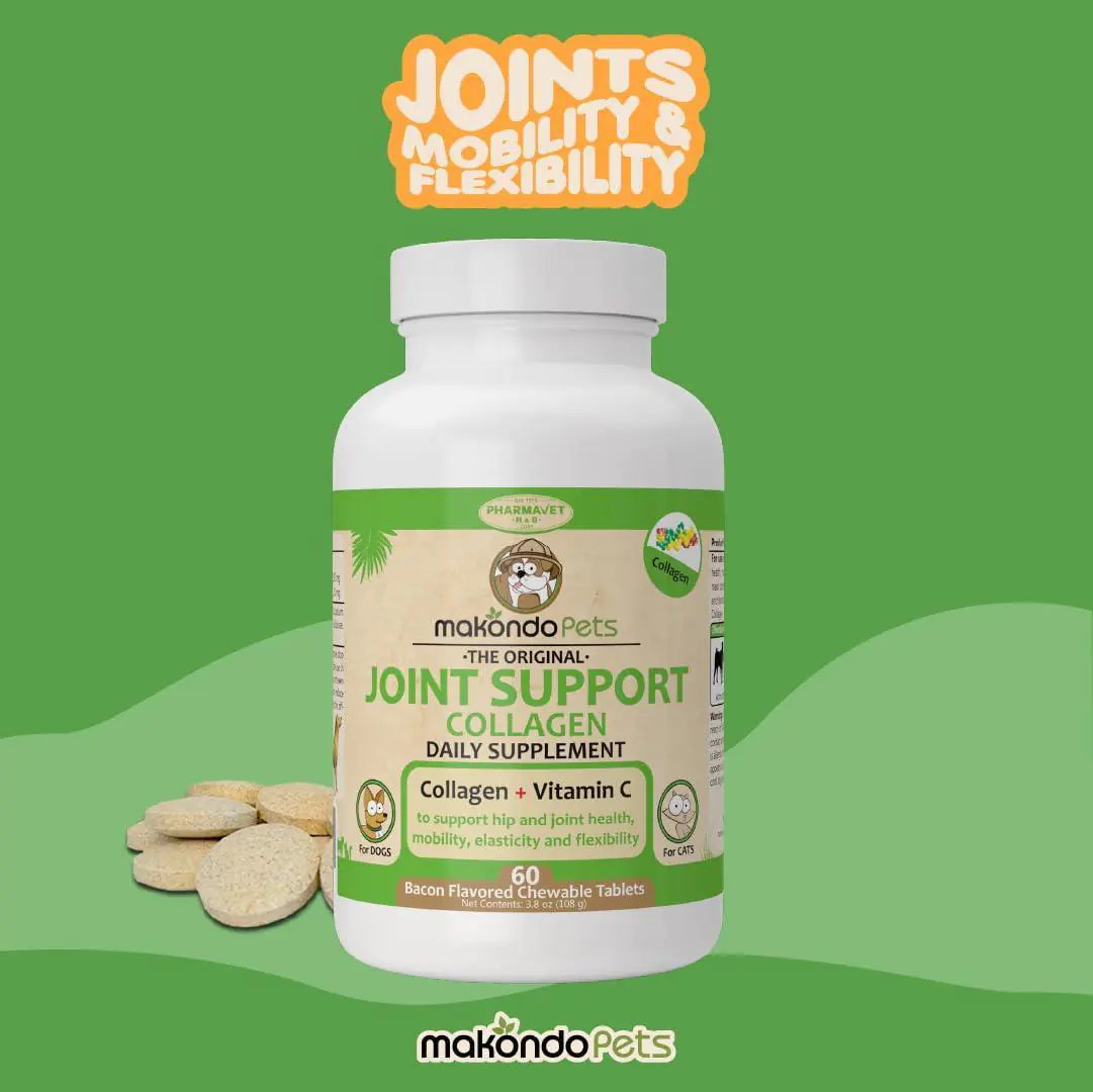 Hip & Joint Supplement for Dogs - Chondroitin, Collagen & Turmeric Chews