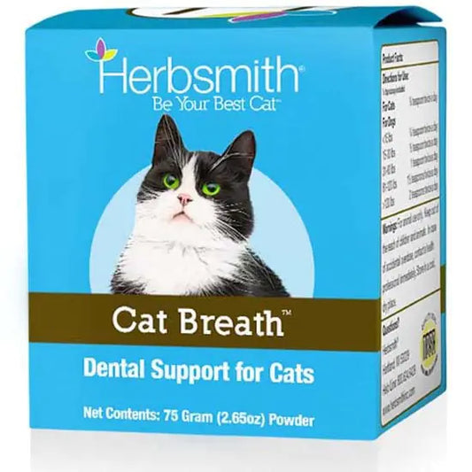 Herbsmith Cat Breath | Dental Support for Cats | Fresh Breath | 75g