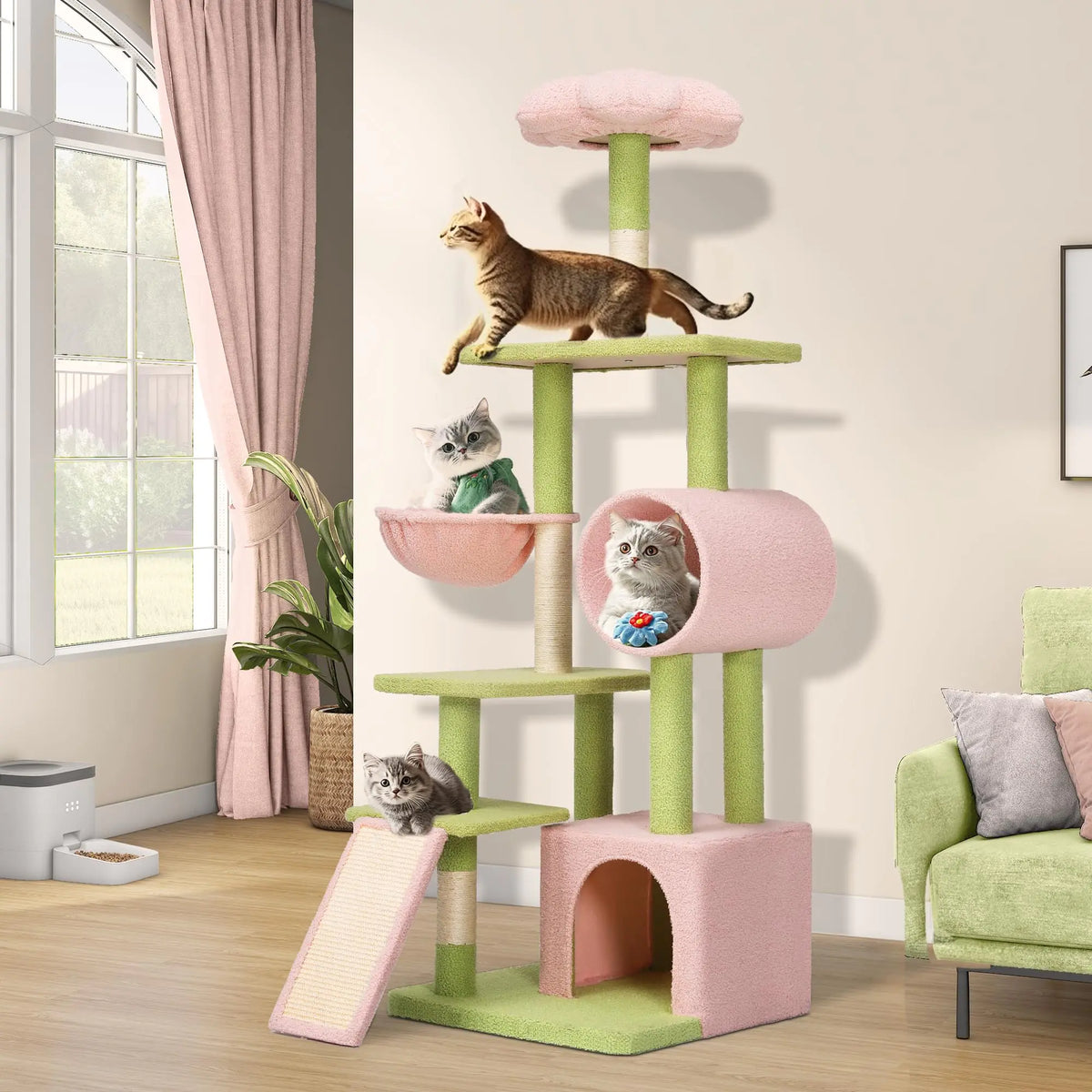 Flower Cat Tree 65