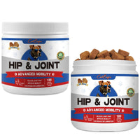 ColEaze Joint Supplement 2-Pack - Glucosamine Chondroitin MSM for Dogs (240 Chicken Chews)
