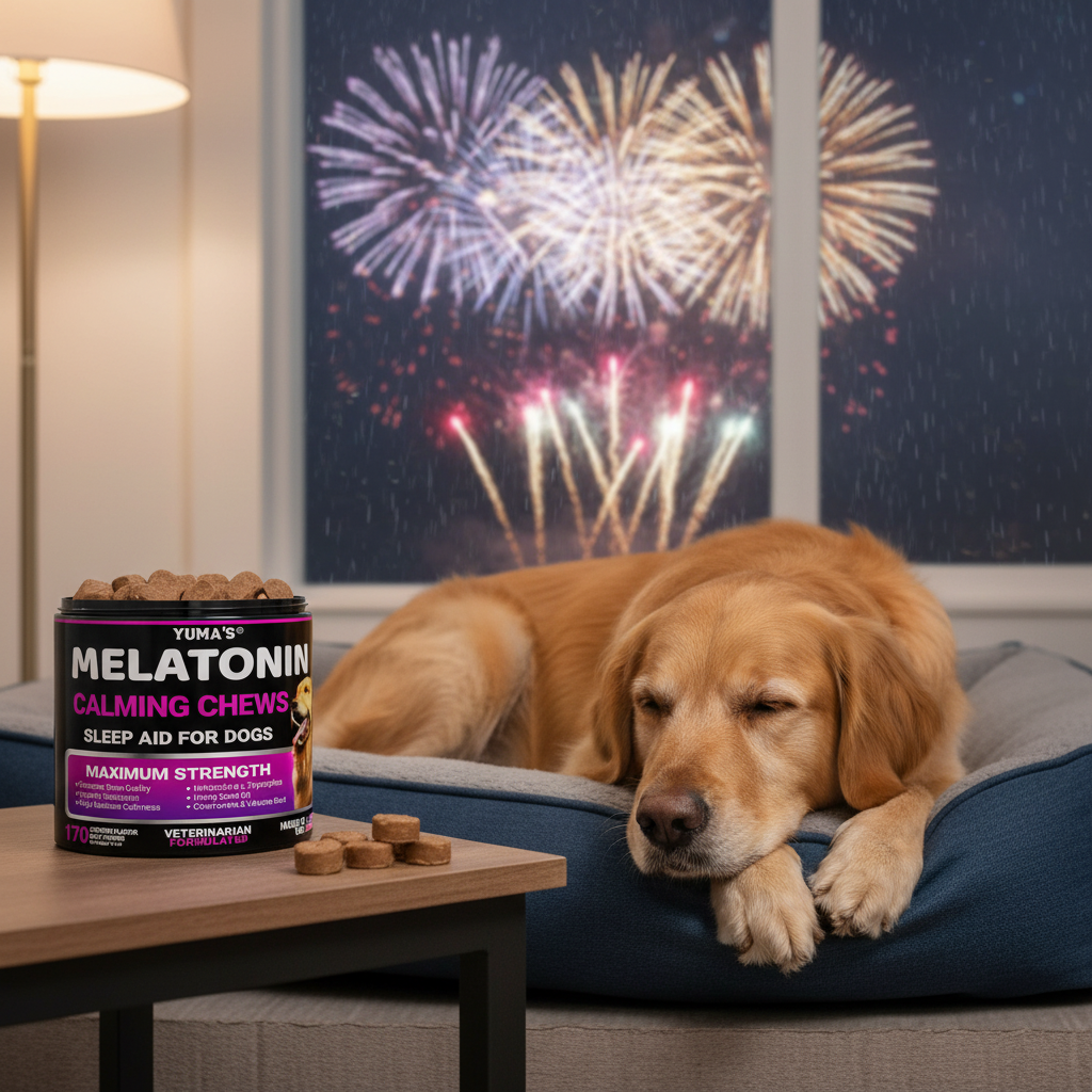 Dog Staying Calm During Stressful Situation