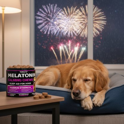 Dog Staying Calm During Stressful Situation