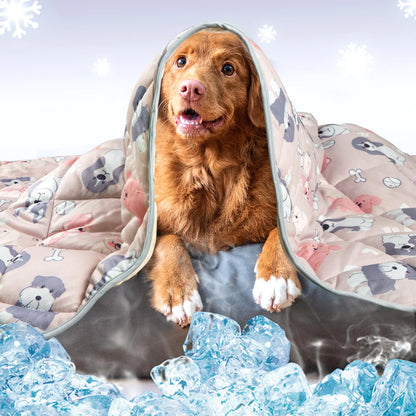 Dog Cooling Mat - Portable Summer Pad for Dogs & Cats