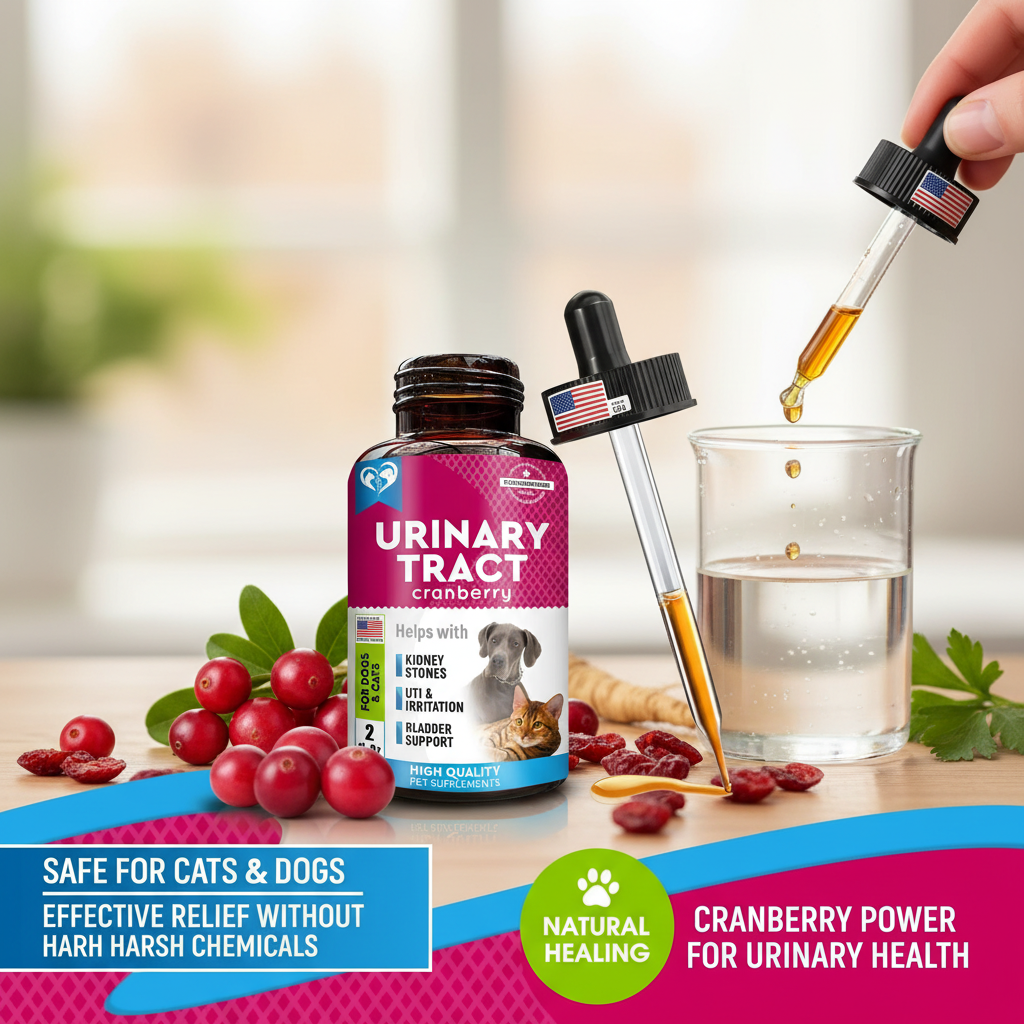 Natural UTI Care Drops with Cranberry Formula