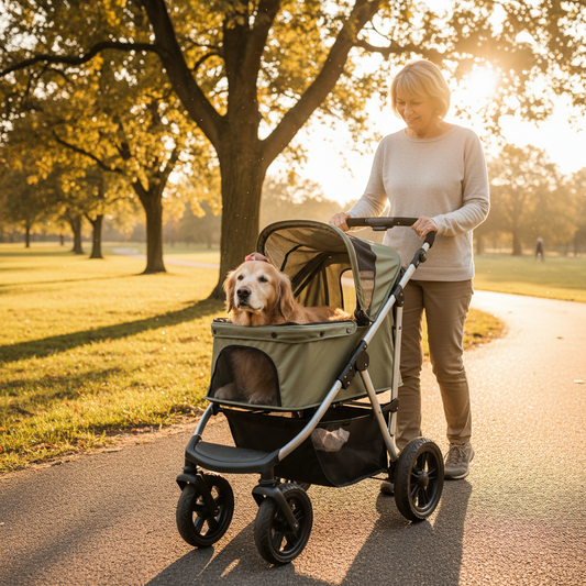 Senior Dog Outdoor Experience